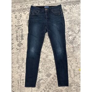 Democracy Ab solution Skinny Jeans Dark Indigo Wash High Rise Size 8